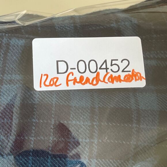 French Connection Flannel Shirt Mens XL Blue Plaid 100% Cotton Button Down - Picture 14 of 14